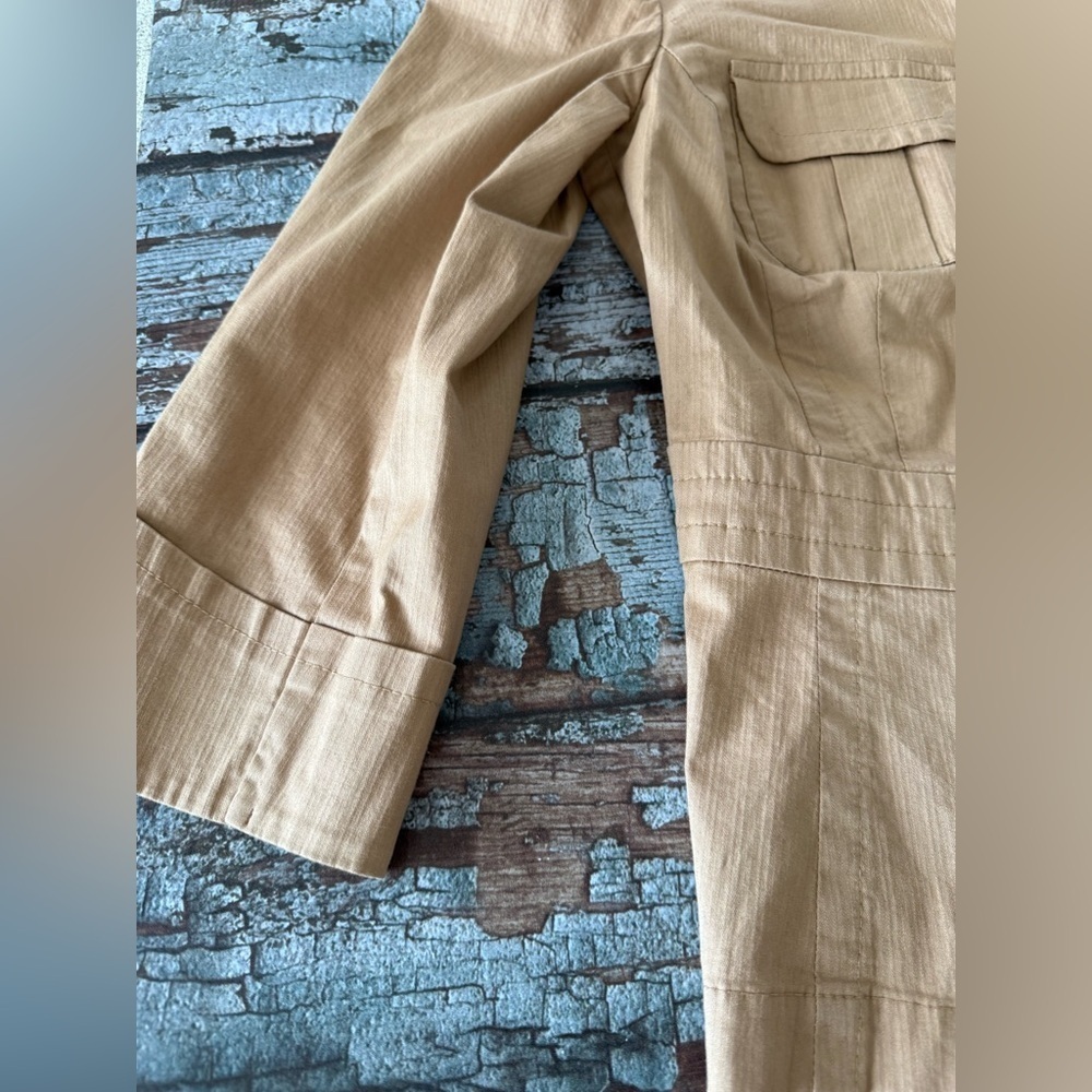 Trina Turk Tan Fitted Utility Jacket - Picture 5 of 11
